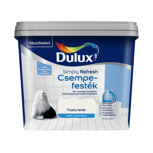 Dulux Simply Refresh csempefesték 0,75 liter tisztafehér