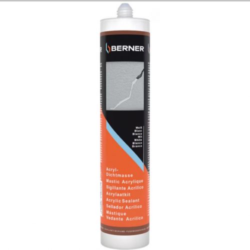 Berner festhető fali akril fugázó, fehér 310ml