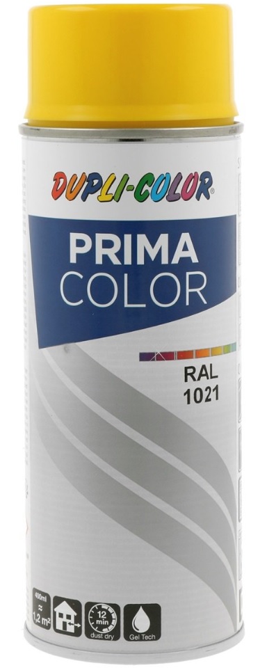 Prima Color (régi nevén: VERY WELL) akril aer RAL 1021 REPCESÁRGA 400ml