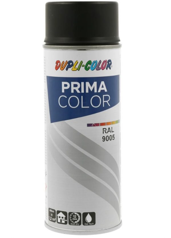 Prima Color (régi nevén:VERY WELL)  akril aer. RAL9005 MATT FEKETE  400ml