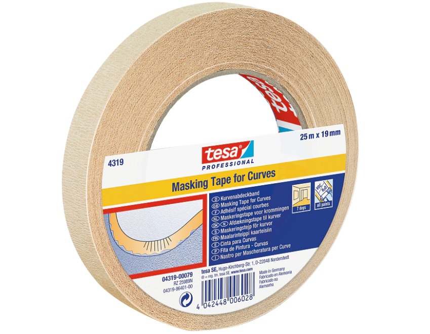 TESA krepp maszkoló, Ívtakaró szalag 19mm*25m