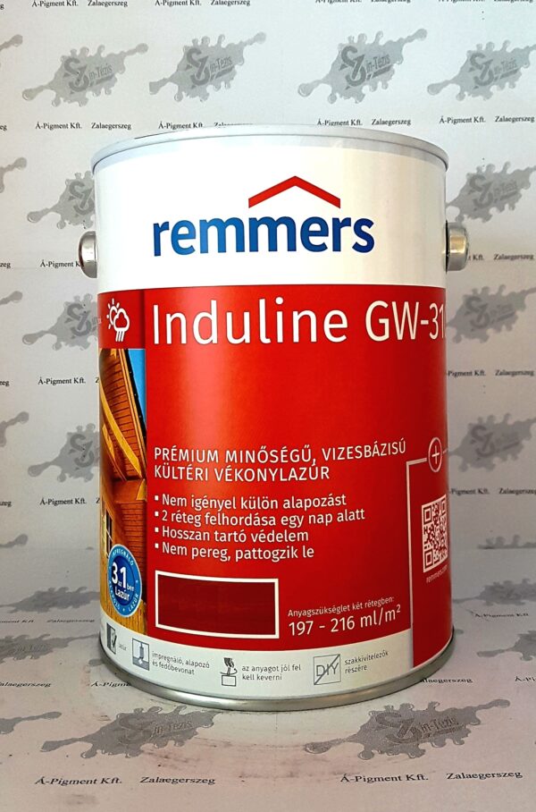 REMMERS GW-310 Vízbázisú, kül. Vékonylazúr 0,75 L. grafitszürke KIFUTÓ TERMÉK