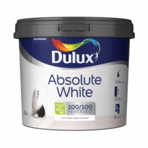 Dulux Absolute White beltéri falfesték Fehér 5 L
