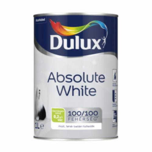 Dulux Absolute White beltéri falfesték Fehér 1 L