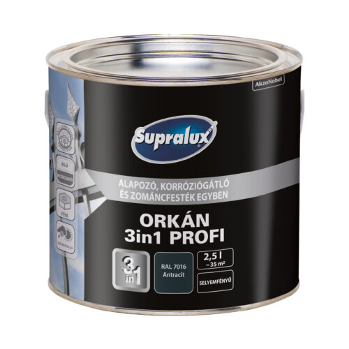 Supralux ORKÁN 3in1 PROFI  2,5 L  Antracit RAL7016