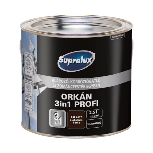 Supralux ORKÁN 3in1 PROFI  2,5 L Csokoládébarna RAL8017