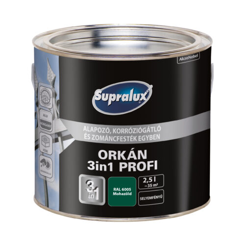 Supralux ORKÁN 3in1 PROFI  2,5 L  Mohazöld RAL6005