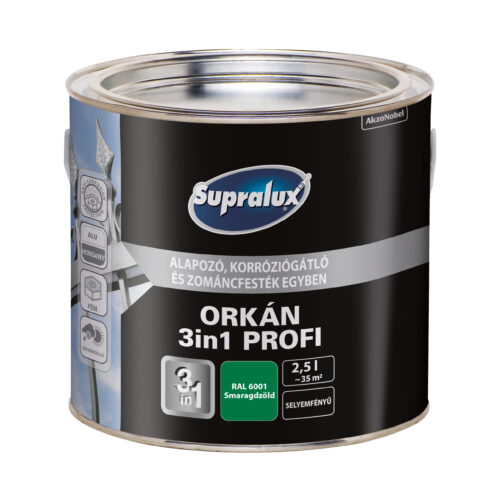 Supralux ORKÁN 3in1 PROFI  2,5 L Smaragdzöld RAL6001