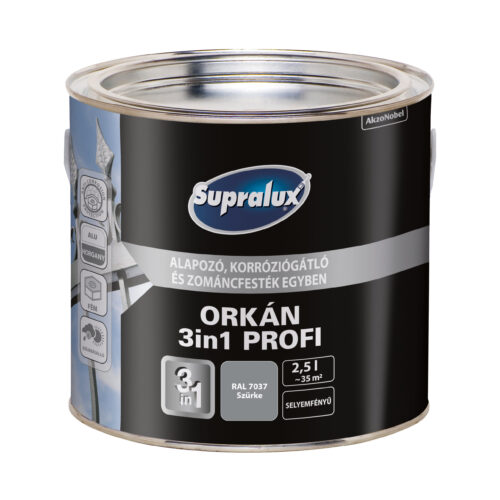 Supralux ORKÁN 3in1 PROFI  2,5 L  Szürke RAL7037