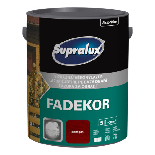 Supralux Fadekor, vízbázisú falazúr 5liter mahagóni  KIFUTÓ
