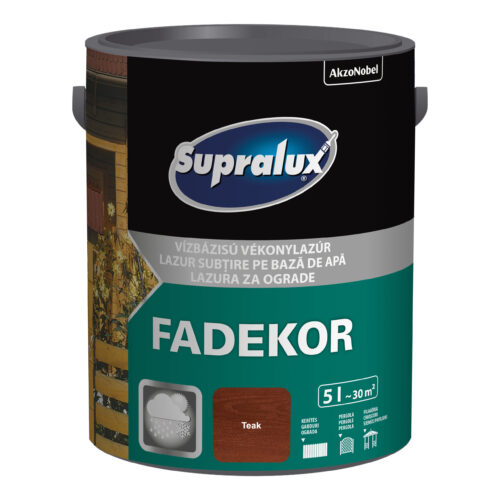 Supralux Fadekor, vízbázisú falazúr 5liter  teak  KIFUTÓ