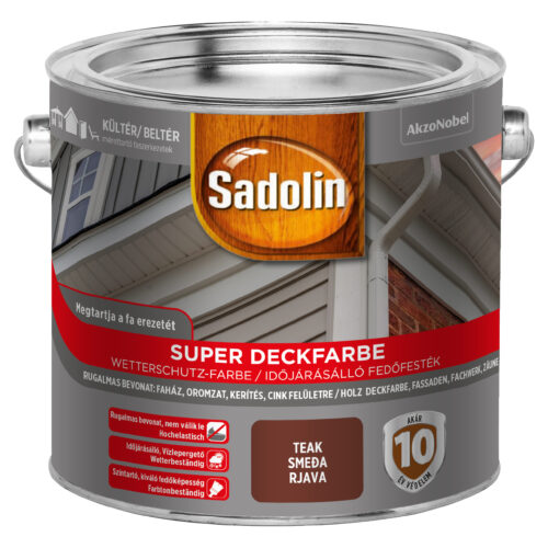 SADOLIN Super Deckfarbe 2,5 liter teak
