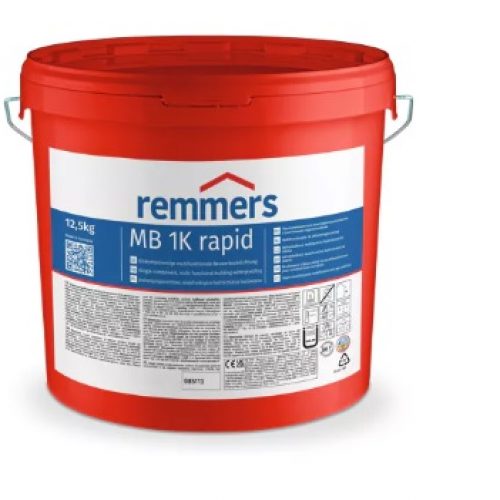 Remmers MB 1K RAPID Multifunkcionális épületszigetelés, cementkötésű rugalmas, kenhető vízszigetelő 12,5 kg.