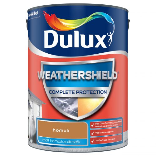 Dulux Weathershield Complete Protection Homlokzatfesték 4,5 liter homok