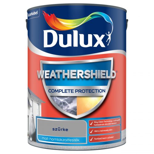 Dulux Weathershield Complete Protection Homlokzatfesték 4,5 liter szürke