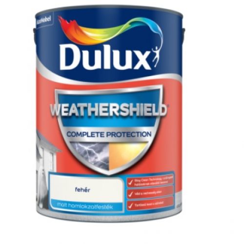 Dulux Weathershield Complete Protection Homlokzatfesték 4,5 liter fehér