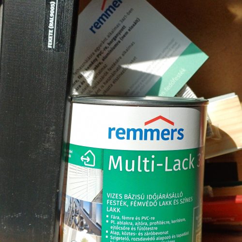 Remmers Multi-Lack isolierlack 3in1 univerzális fedőfesték 0,75L fekete RAL9005