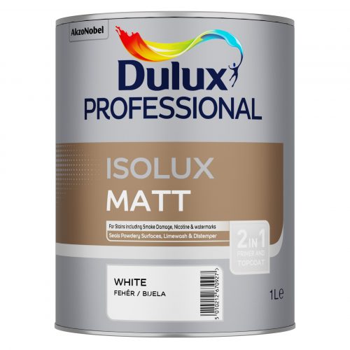 DULUX Professional Isolux, izoláló falfesték, 1 liter matt fehér