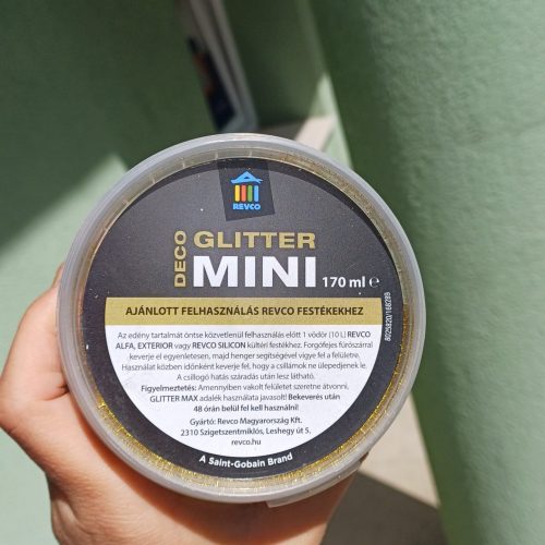 REVCO deco glitter mini, csillámos adalék arany 110gr/170ml [119385]