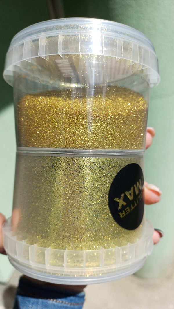 REVCO deco glitter mini, csillámos adalék arany 110gr/170ml [119385] - Image 3