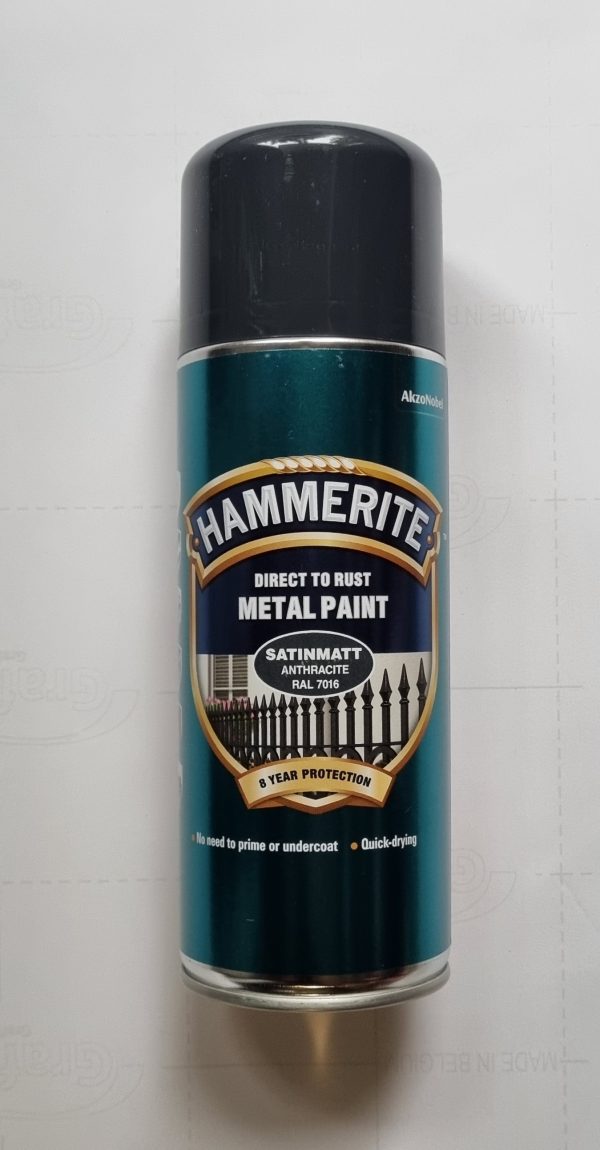Hammerite Spray Selyemmatt 400ml Antracit 7016