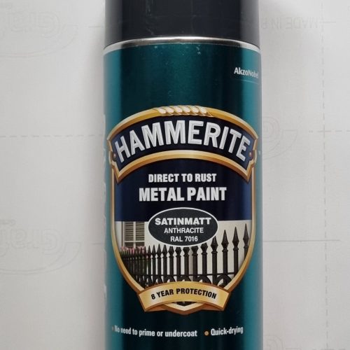 Hammerite Spray Selyemmatt 400ml Antracit 7016