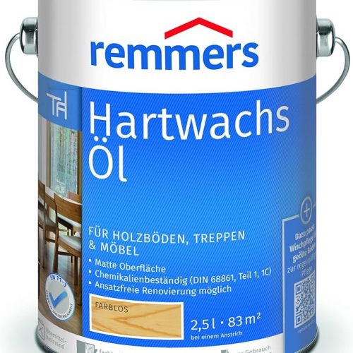 Remmers Hartwachs-Öl 2,5 L.  Színtelen