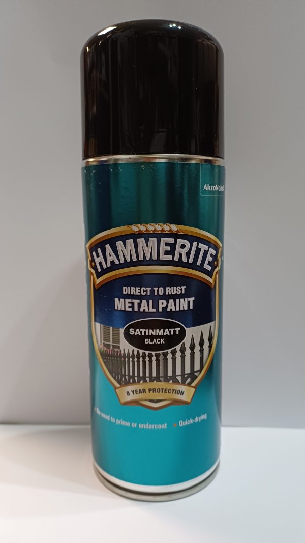 Hammerite Spray selyemmatt fekete 400ml
