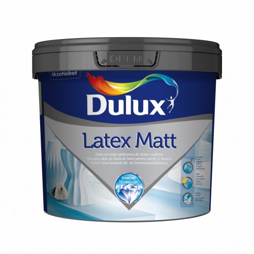 DULUX matt latex, fehér 3liter