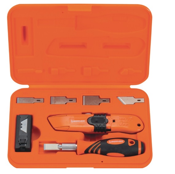 BERNER PU kaparó,fugakaparó készlet 27darabos cikkszám:47131