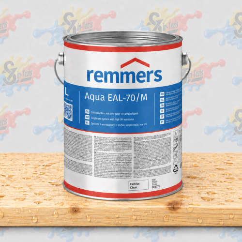 Remmers Aqua EAL-70/M 3in1 vizesbázisú kültéri lazúr2,5L. színtelen