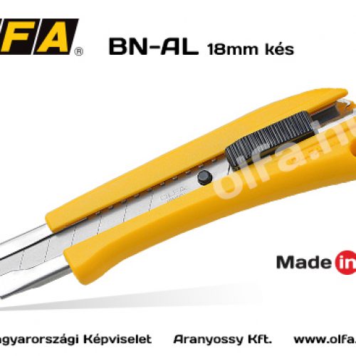 OLFA 18mm-es kés, standard, automata rögzítés BN-AL