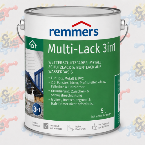 Remmers Multi-Lack isolierlack 3in1 univerzális fedőfesték 5L fehér RAL9016