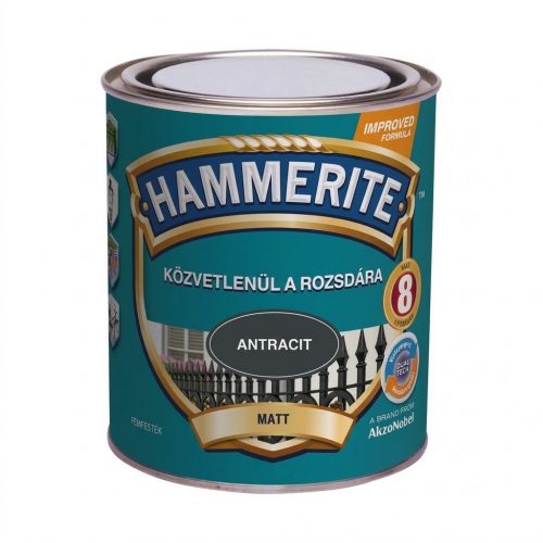 HAMMERITE közvetlenül a rozsdára 0,75L matt RAL 7016 antracit