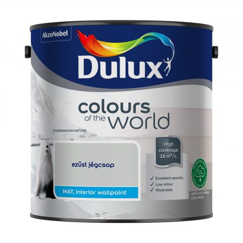 Dulux A Nagyvilág Színei 2,5liter Ezüst jégcsap